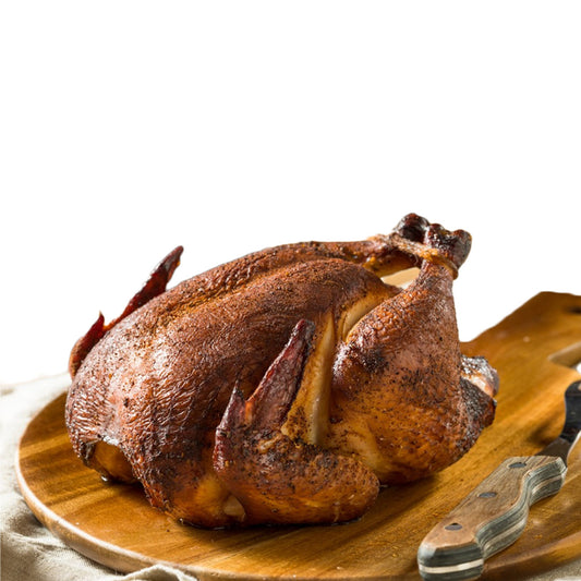 Poulet entier fumé